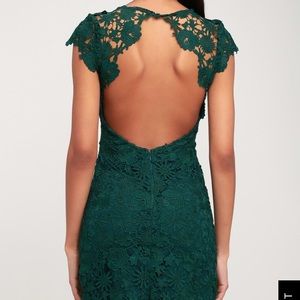 Dark Green Dress